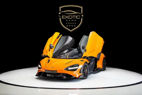 2021 McLaren 765LT Orange 100 Kilometers