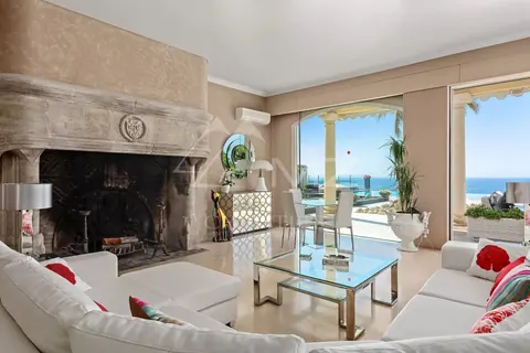 Premium Villa 30 meters infinity pool unique sea view, 4 bedrooms in Cannes real estate rental For Super Rich