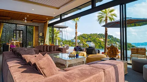 Luxury Villa Stunning sea view long infinity pool, 5 bedrooms in Chaweng Noi, Ko Samui expensive rental For Super Rich