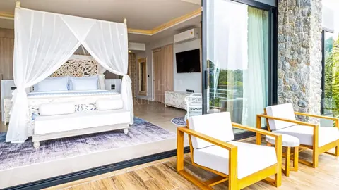 Luxury Villa Stunning sea view long infinity pool, 5 bedrooms in Chaweng Noi, Ko Samui exclusive rental For Super Rich