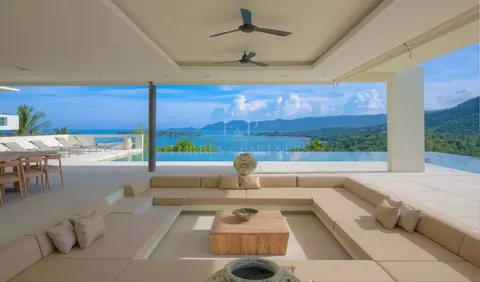 Luxury Villa Samujana 27 Domaine views overlooking the Gulf of Thailand, 4 bedrooms in Plai Laem, Ko Samui luxury rental For Super Rich
