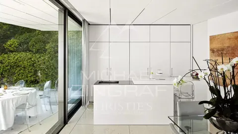 Contemporary Villa 5mn from Monaco panoramic sea view, 5 bedrooms in Beausoleil - French Riviera ultra luxury rental For Super Rich