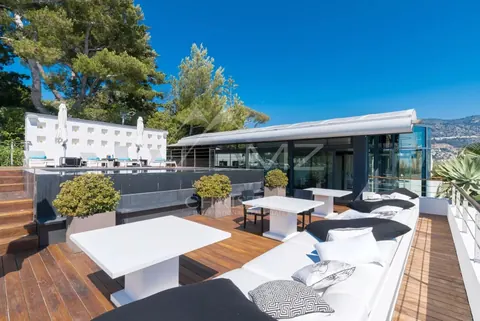 Luxury House Panoramic View hammam, jacuzzi, infinity pool, lift, roof terrace, 5 bedrooms in Saint Jean Cap Ferrat ultra luxury rental For Super Rich