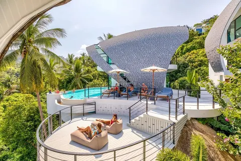Boutique hotel Villa Spectacular panoramic sea view two refreshing swimming pools, 10 bedrooms in Chaweng Noi, Ko Samui travel rental For Super Rich Boutique hotel Villa Spectacular panoramic sea view two refreshing swimming pools, 10 bedrooms in Chaweng Noi, Ko Samui travel rental For Super Rich