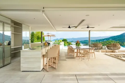 Luxury Villa Samujana 27 Domaine views overlooking the Gulf of Thailand, 4 bedrooms in Plai Laem, Ko Samui real estate rental For Super Rich