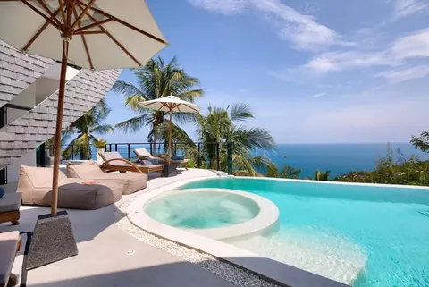 Boutique hotel Villa Spectacular panoramic sea view two refreshing swimming pools, 10 bedrooms in Chaweng Noi, Ko Samui luxury rental For Super Rich Boutique hotel Villa Spectacular panoramic sea view two refreshing swimming pools, 10 bedrooms in Chaweng Noi, Ko Samui luxury rental For Super Rich