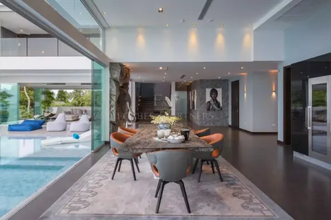 Modern Villa Stunning ocean view Infinity pool, jacuzzi, 6 bedrooms in Chaweng Noi, Ko Samui luxury rental For Super Rich
