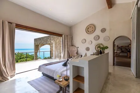 Mediterranean Villa panoramic views perched gracefully above Chaweng Bay, 8 bedrooms in Chaweng Noi, Ko Samui ultra luxury rental For Super Rich