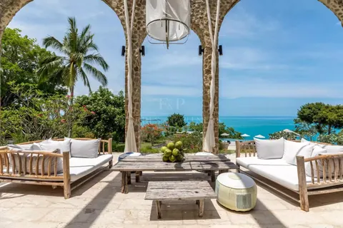 Mediterranean Villa panoramic views perched gracefully above Chaweng Bay, 8 bedrooms in Chaweng Noi, Ko Samui top rental For Super Rich