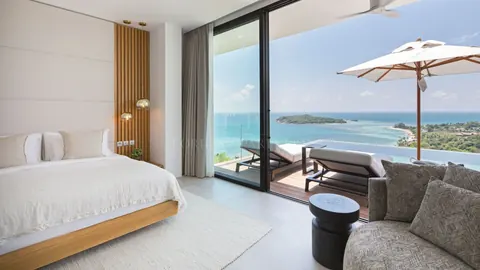 Luxury Villa rooftop terrace 270-degree panoramic view pool, jacuzzi, 9 bedrooms in Choeng Mon, Ko Samui ads rental For Super Rich