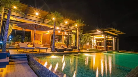 Luxury Villa Stunning sea view long infinity pool, 5 bedrooms in Chaweng Noi, Ko Samui top rental For Super Rich