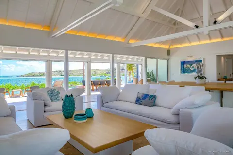 Contemporary Villa Aqua private beach access, 6 bedrooms in Grand Cul de Sac - St Barth luxury rental For Super Rich Contemporary Villa Aqua private beach access, 6 bedrooms in Grand Cul de Sac - St Barth luxury rental For Super Rich