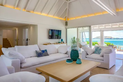 Contemporary Villa Aqua private beach access, 6 bedrooms in Grand Cul de Sac - St Barth ultra luxury rental For Super Rich Contemporary Villa Aqua private beach access, 6 bedrooms in Grand Cul de Sac - St Barth ultra luxury rental For Super Rich