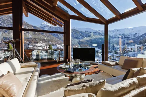 Luxury Chalet Zermatt Peak 5* superior Wellness with interior pool, 5 bedrooms in Zermatt