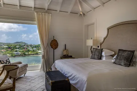 Luxury Villa Palmier Royal Estate Stunning views of Marigot Bay and the sea, 13 bedrooms in St Barth photos rental For Super Rich