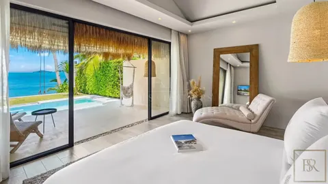 Luxury Villa Beach Front 5-star hotel service, Located in the golden triangle, 8 bedrooms in Bang Rak, Ko Samui exclusive rental For Super Rich Luxury Villa Beach Front 5-star hotel service, Located in the golden triangle, 8 bedrooms in Bang Rak, Ko Samui exclusive rental For Super Rich