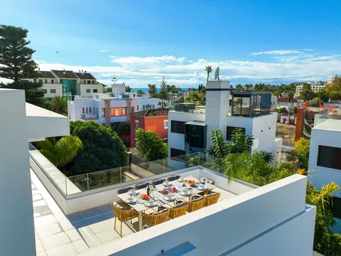 Luxury Villa Beach Front Spa, gym, Turkish bath, sauna, 6 bedrooms in Los Monteros, Marbella travel rental For Super Rich