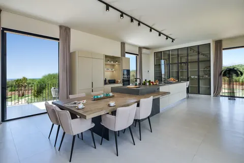 High-end Villa EDEN ROCK largest private pool in Mallorca Panoramic & Sea Views, 5 bedrooms in Ses Salines, Mallorca expensive rental For Super Rich