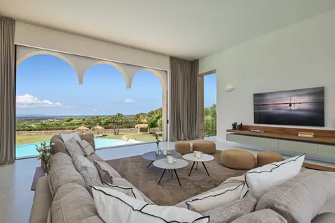 High-end Villa EDEN ROCK largest private pool in Mallorca Panoramic & Sea Views, 5 bedrooms in Ses Salines, Mallorca prix rental For Super Rich
