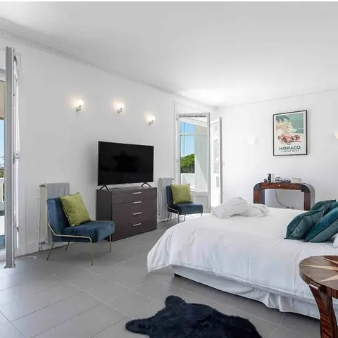 Art Déco Villa Gatsby’s Mansion built in the 1930s, 6 bedrooms in Antibes real estate rental For Super Rich