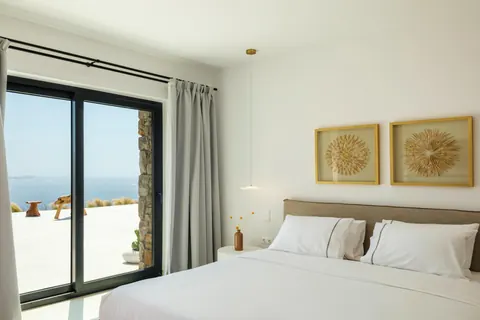Modern Villa Panoramic View sea view with Infinity Heated Pool, 5 bedrooms in Mykonos top rental For Super Rich