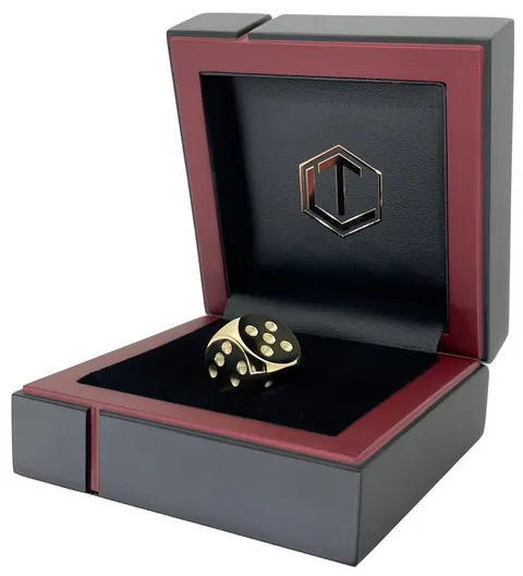Handmade 18k Gold Designer Dice Germany for sale For Super Rich