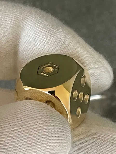 Handmade 18k Gold Designer Dice for sale For Super Rich