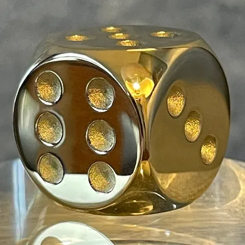 Handmade 18k Gold Designer Dice Germany for sale For Super Rich