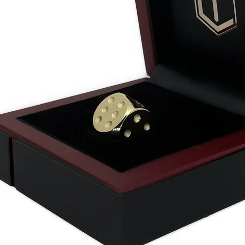 Handmade 18k Gold Designer Dice ultra luxury for sale For Super Rich