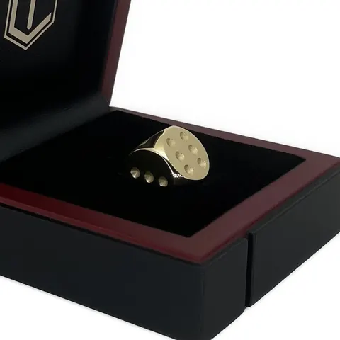 Handmade 18k Gold Designer Dice price country for sale For Super Rich