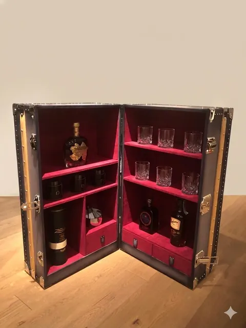 Bespoke Trunk in Crocodile leather by Maison Philippe Montagne 190,476 for sale For Super Rich