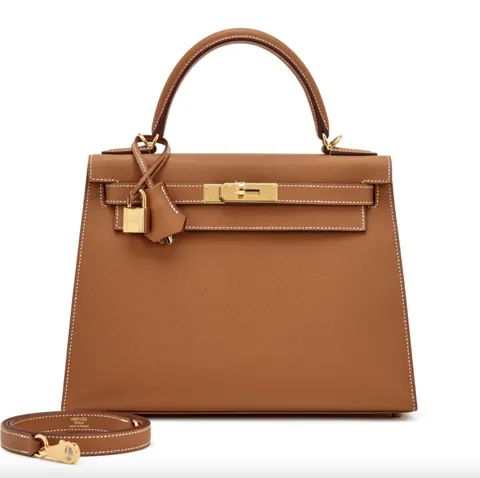 Hermès Kelly 28 Gold Epsom with Gold Hardware