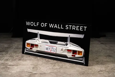 Wolf of Wall Street Lamborghini Countach Panel Unique for sale For Super Rich