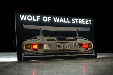Wolf of Wall Street Lamborghini Countach Panel Italy for sale For Super Rich