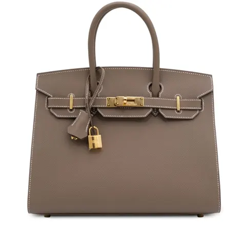 Hermès Birkin 30 Sellier Etoupe Epsom with Gold Hardware