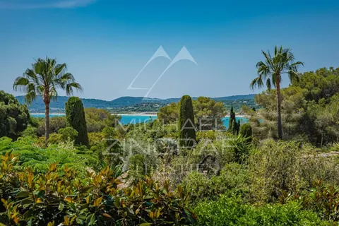 Modern Villa Direct beach access waterfront terrace sea view, 5 bedrooms in Ramatuelle MZILOST1530 rental For Super Rich