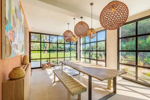 Luxury Villa near the beach Pampelonne Fenced swimming pool, jacuzzi, fitness room, petanque court, 5 bedrooms in Ramatuelle vacation rental For Super Rich