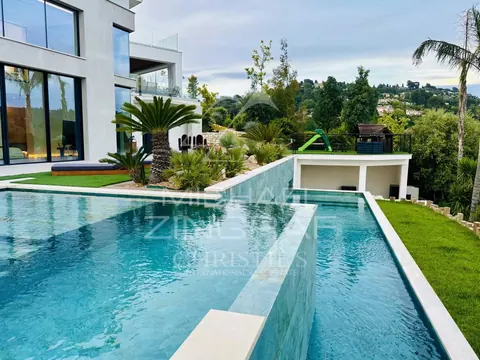 Contemporary Villa Heated infinity pool spa, jacuzzi, sauna, pizza oven and barbecue, 5 bedrooms in Mougins MZILOAP2869 rental For Super Rich