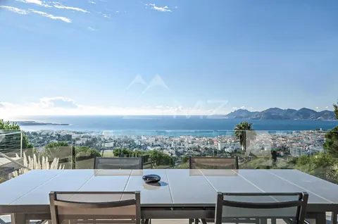 Modern Villa fantastic panoramic sea view located in Californie, 7 bedrooms in Cannes MZILO1056 rental For Super Rich