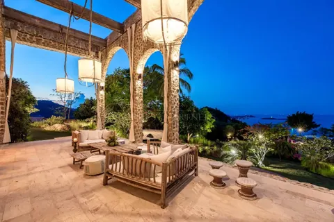 Mediterranean Villa panoramic views perched gracefully above Chaweng Bay, 8 bedrooms in Chaweng Noi, Ko Samui price rental For Super Rich