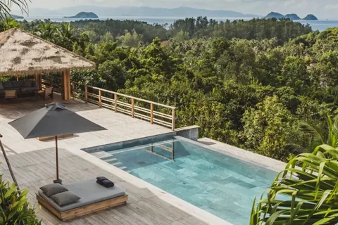 Luxury Villa 180° panoramic view of the Gulf of Siam Swimming pool, 5 bedrooms in Ko Pha-ngan 59610611 rental For Super Rich