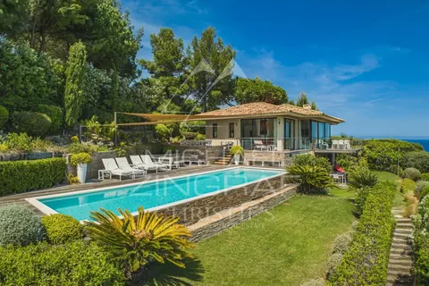 Luxury Villa L'Escalet with heated swimming pool panoramic sea view over Cap Taillat, 5 bedrooms in Ramatuelle 0 rental For Super Rich