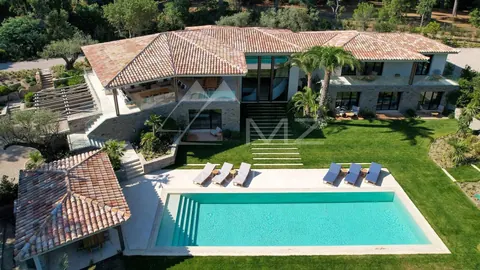 Premium Villa heated swimming pool 16mx4.5m professional kitchen, 5 bedrooms in Saint Tropez 0 rental For Super Rich