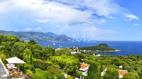 Modern Villa terrace panoramic sea view gym Technogym machines, 7 bedrooms in Saint Jean Cap Ferrat MZILOSJ094 rental For Super Rich