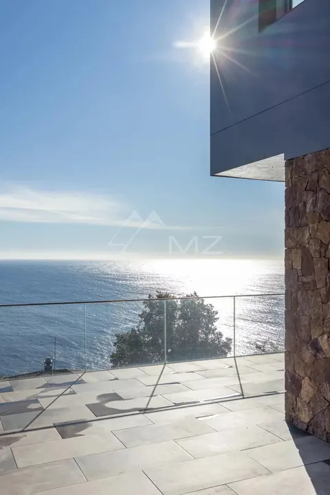 Modern Villa sea view over the bay of Cannes and the Lérins Islands swimming pool, summer kitchen, 6 bedrooms in Théoule Sur Mer price rental For Super Rich