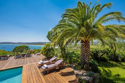 Luxury Villa Near Pampelonne terrace and pool overlooking the sea, 5 bedrooms in Ramatuelle MZILOST038 rental For Super Rich