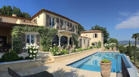 Provençal Villa Panoramic sea view In private and secure domain, 4 bedrooms in Gassin - French Riviera 0 rental For Super Rich