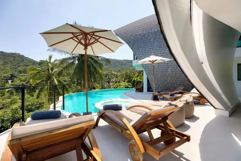 Boutique hotel Villa Spectacular panoramic sea view two refreshing swimming pools, 10 bedrooms in Chaweng Noi, Ko Samui deal rental For Super Rich Boutique hotel Villa Spectacular panoramic sea view two refreshing swimming pools, 10 bedrooms in Chaweng Noi, Ko Samui deal rental For Super Rich