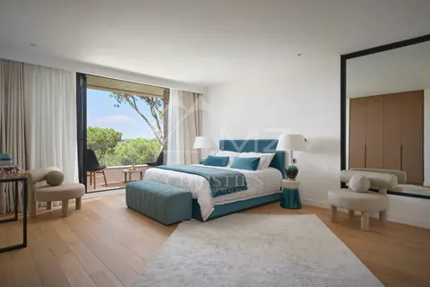 Contemporary  Villa Heated swimming pool 16x4m near center and beaches, 6 bedrooms in Saint Tropez price rental For Super Rich