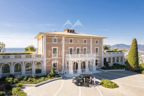 Century Castle ONE-OF-THE-KIND Landscaped garden with unique pool, several bedrooms in Cannes value rental For Super Rich